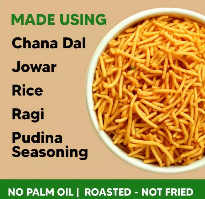 Millet Bhujia Pudina Masti 100 Gms
