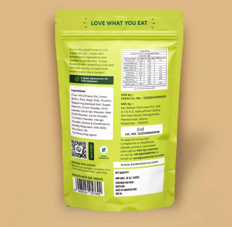 Millet Bhujia 100 Gms - Eat Better