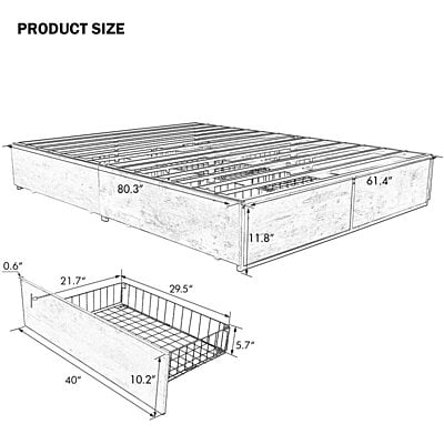 Storage bed