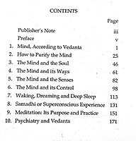 Mind According To Vedanta