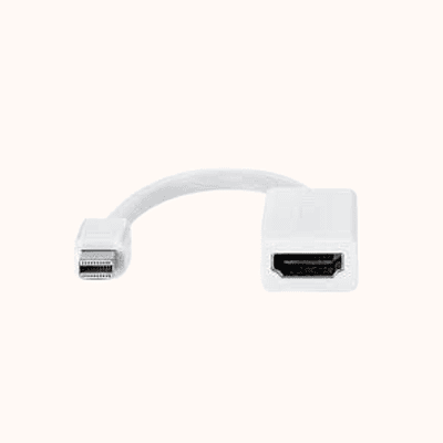 Mini DP to HDMI Convetor White