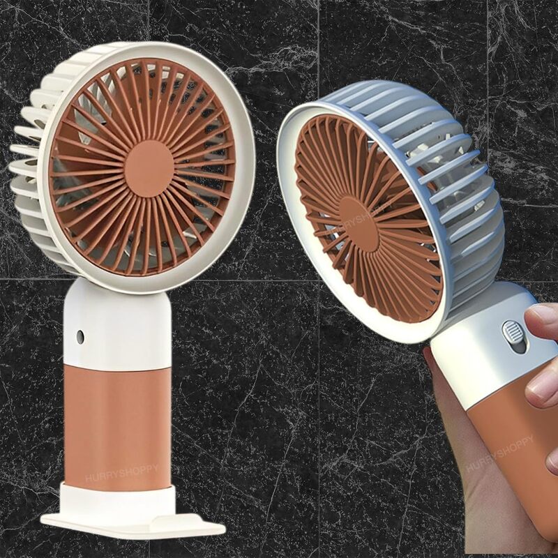 Mini Handheld Fan with Mobile Stand | Portable High Speed Rechargeable USB Fan with Base for Baby, Kids & Adults – Travel, Home, Office, Summer Use (Multicolor) Mini Handheld Fan with Mobile Stand | Portable High Speed Rechargeable USB Fan with Base for Baby, Kids & Adults – Travel, Home, Office, Summer Use (Multicolor)