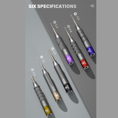 Mechanic Mini King Kong Anti-Slip Aluminum Alloy Precision Screwdriver Set for Mobile Phone Repair