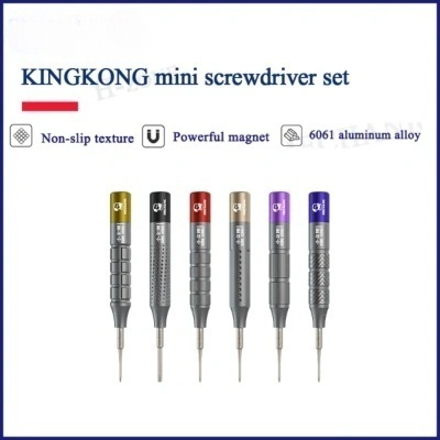 Mechanic Mini King Kong Anti-Slip Aluminum Alloy Precision Screwdriver Set for Mobile Phone Repair