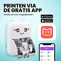 Zigdeal Mini Printer – Portable Wireless Printer | Bluetooth Connectivity | Instant Printing