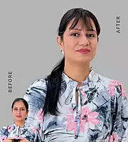 Mini Tiny Hair Topper with Bangs