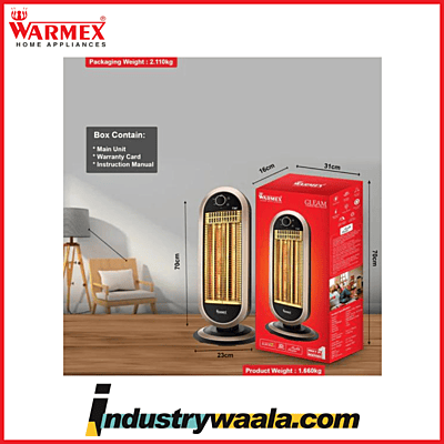 Warmex Home Appliances Gleam Carbon Elements Heater Champagne Gold 450 900 Watts