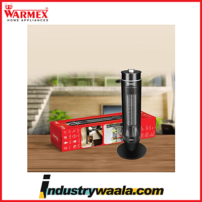 Warmex Zeal Electric PTC Tower Heater with Oscillating Feature Black 1000 2000 Watts