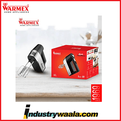 Warmex 400 Watts Hand Blender Mixer Silver Black