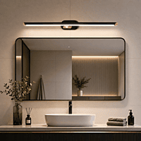 Black Rose Gold 3-in-1 LED Mirror Light