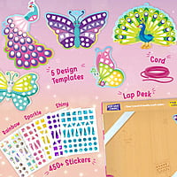 Mirror Mosaic Butterfly & Peacock