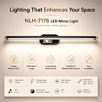 Black Rose Gold 3-in-1 LED Mirror Light