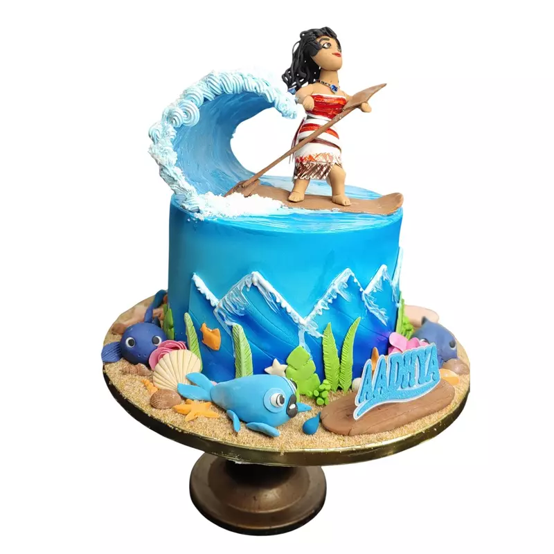 Moana Theme Cake