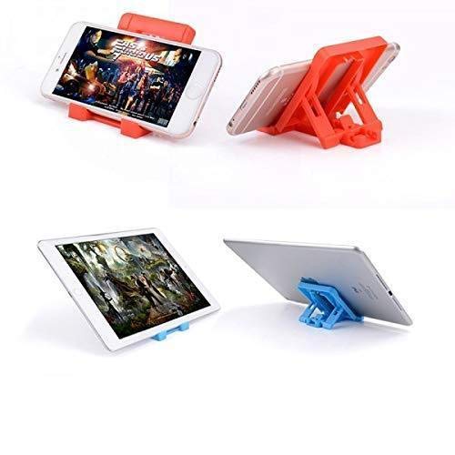 Mobile Holder Stand with 4 Step Adjustable, Foldable Design for Phones and Tablets ( Multicolor) Mobile Holder Stand with 4 Step Adjustable, Foldable Design for Phones and Tablets ( Multicolor)
