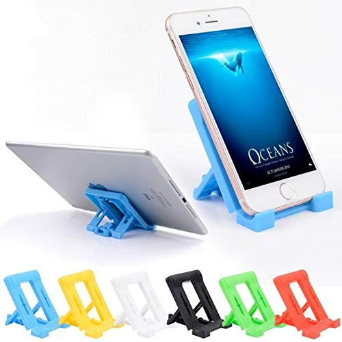 Mobile Holder Stand with 4 Step Adjustable, Foldable Design for Phones and Tablets ( Multicolor) Mobile Holder Stand with 4 Step Adjustable, Foldable Design for Phones and Tablets ( Multicolor)