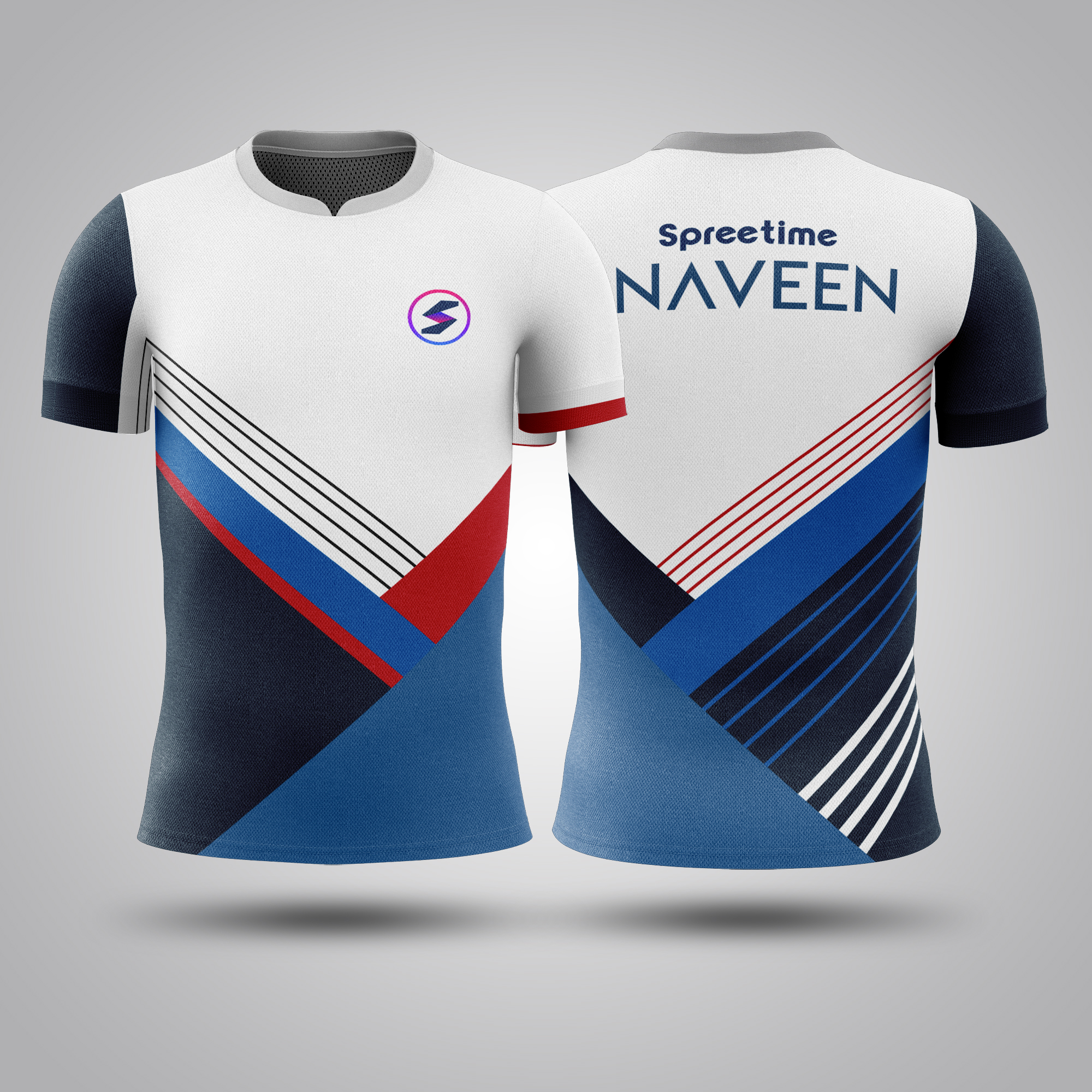 Black & Glowing Blue