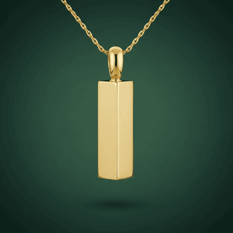 Triangular Prism Bar Pendant
