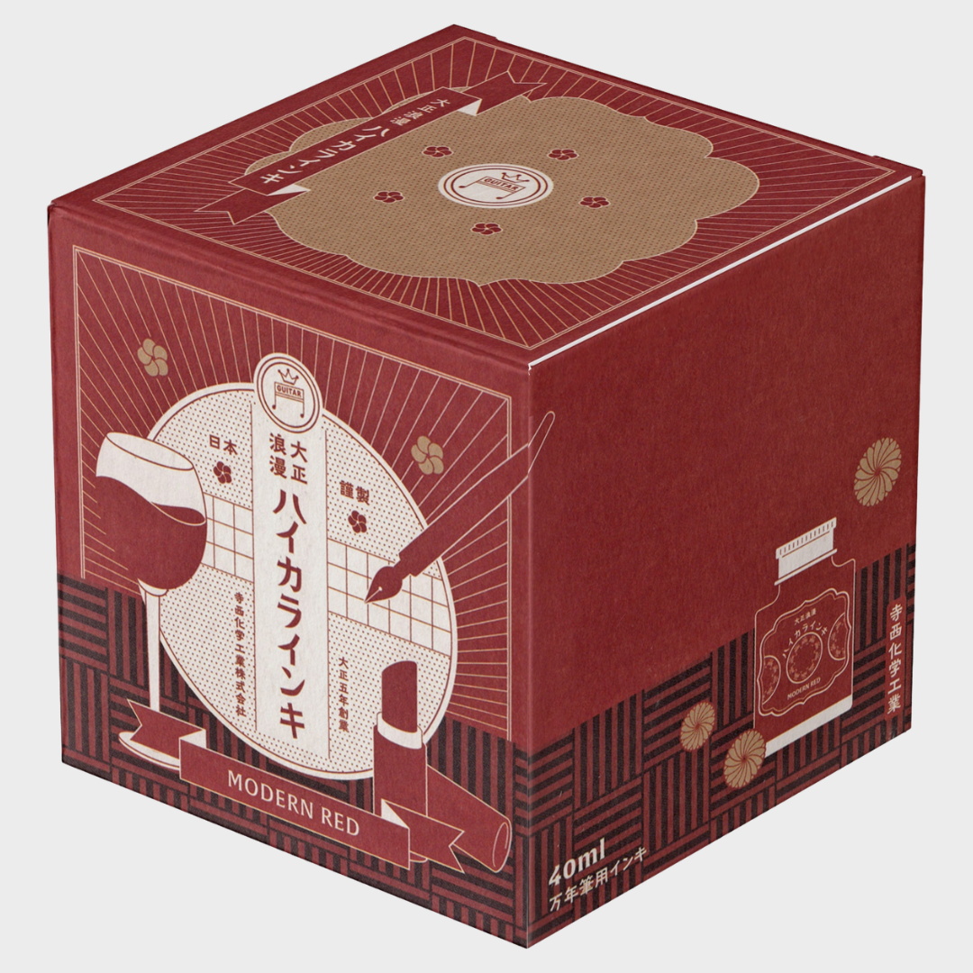 Guitar Taisho Roman Haikara Inki Modern Red