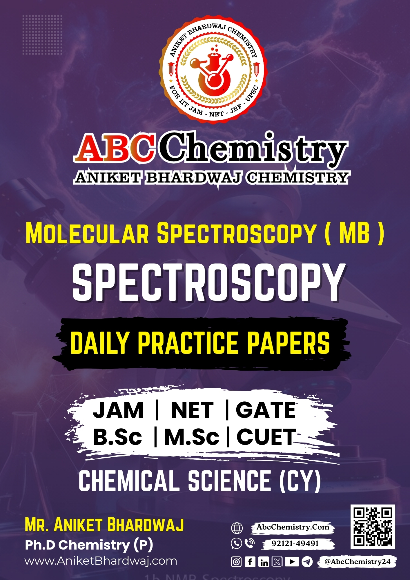 Molecular Spectroscopy ( MB ) Study Material Molecular Spectroscopy ( MB ) Study Material