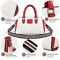 Monaca Structured Satchel Handbag