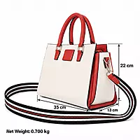 Monaca Structured Satchel Handbag