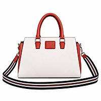 Monaca Structured Satchel Handbag