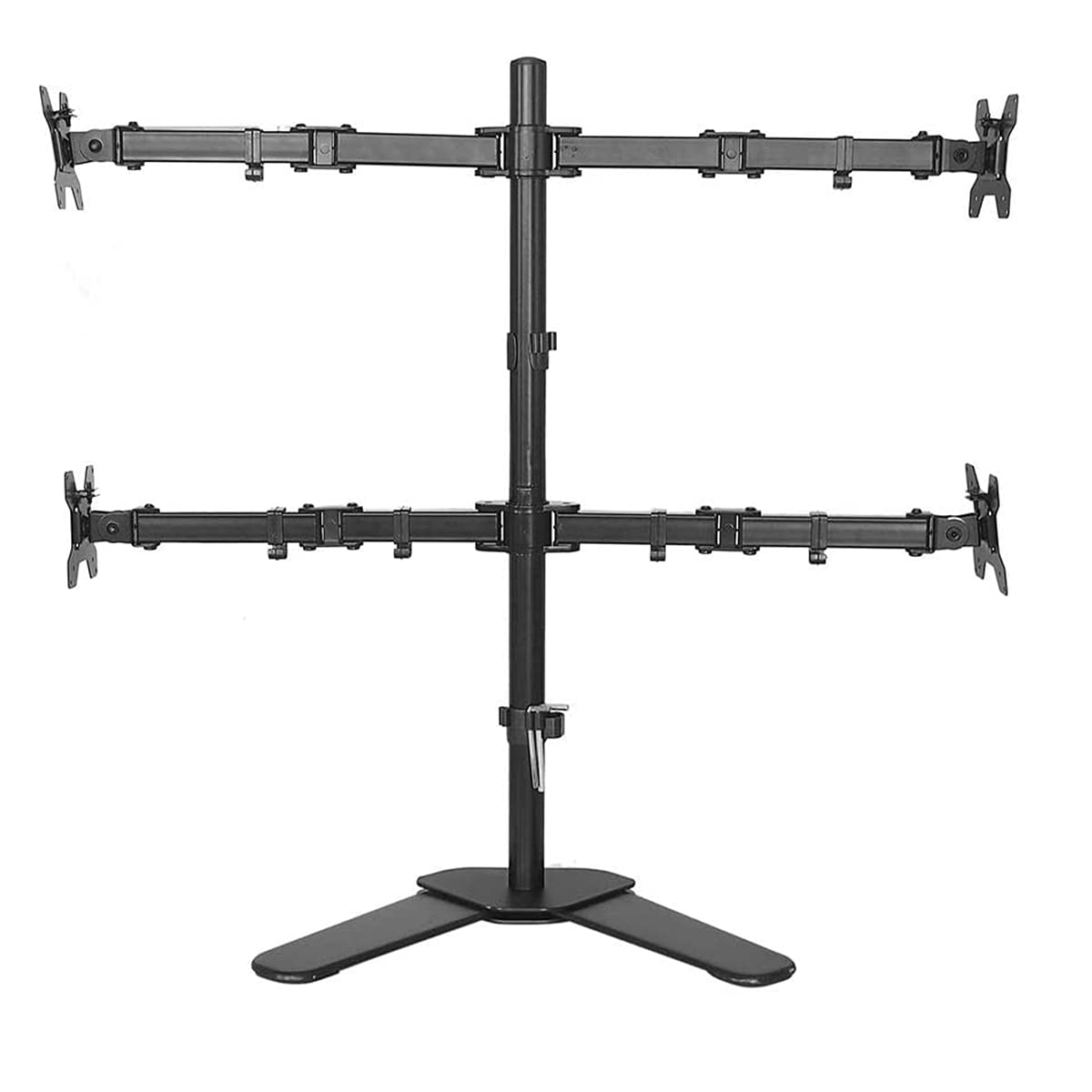 Monitor LED Stand (1x4) – Height Adjustable Free-Standing LED Desk Mount with Leg-Type Base, Tilt, Swivel & Rotate Arms for 14"-32" (35.56 - 81.28)cm Monitors Monitor LED Stand (1x4) – Height Adjustable Free-Standing LED Desk Mount with Leg-Type Base, Tilt, Swivel & Rotate Arms for 14"-32" (35.56 - 81.28)cm Monitors
