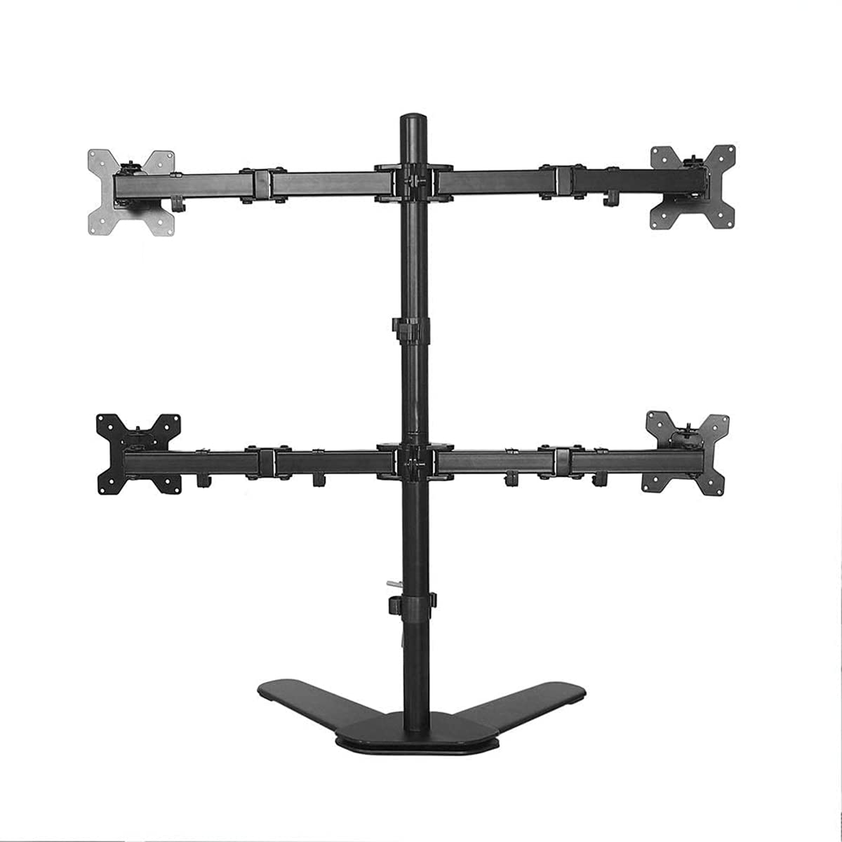Monitor LED Stand (1x4) – Height Adjustable Free-Standing LED Desk Mount with Leg-Type Base, Tilt, Swivel & Rotate Arms for 14"-32" (35.56 - 81.28)cm Monitors Monitor LED Stand (1x4) – Height Adjustable Free-Standing LED Desk Mount with Leg-Type Base, Tilt, Swivel & Rotate Arms for 14"-32" (35.56 - 81.28)cm Monitors