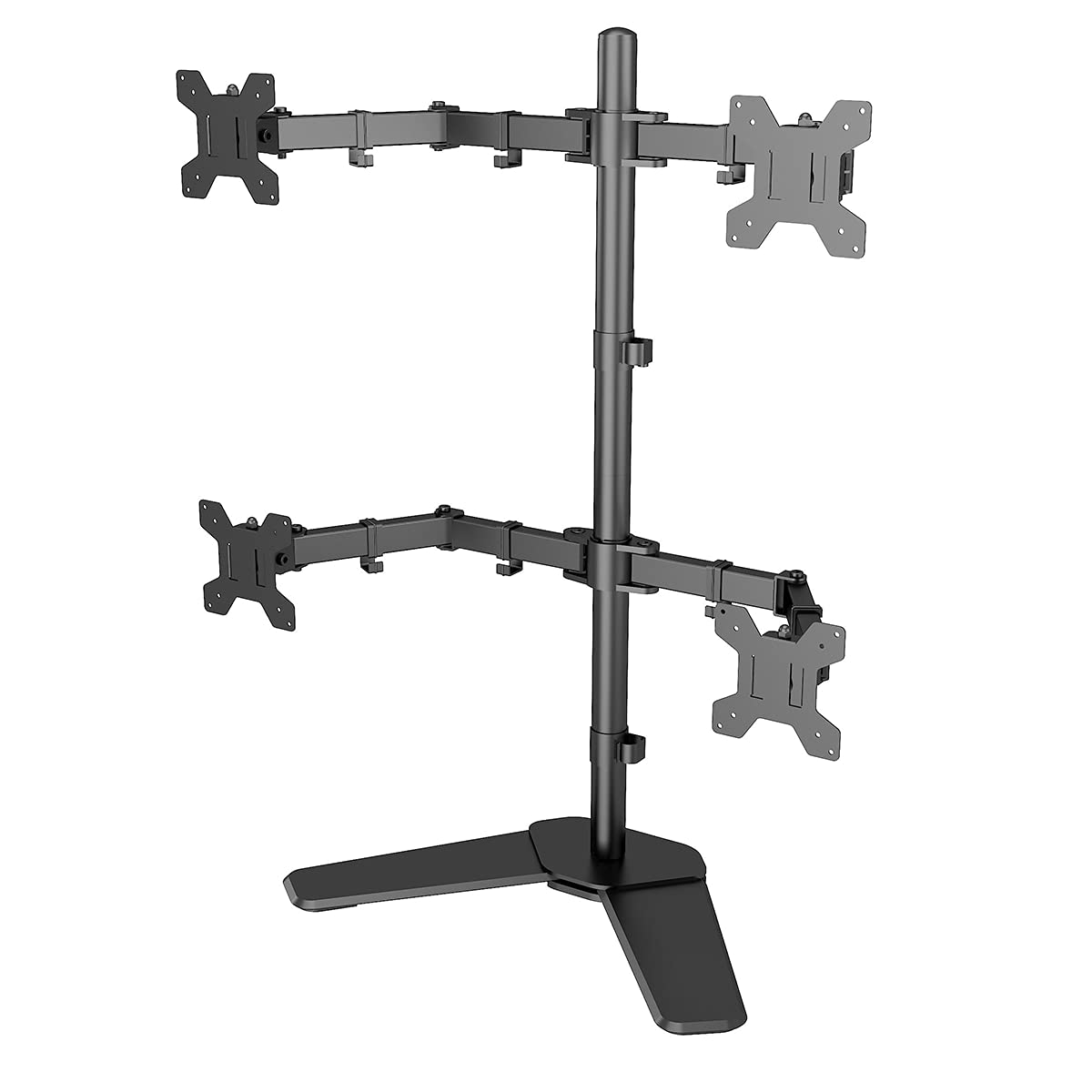 Monitor LED Stand (1x4) – Height Adjustable Free-Standing LED Desk Mount with Leg-Type Base, Tilt, Swivel & Rotate Arms for 14"-32" (35.56 - 81.28)cm Monitors Monitor LED Stand (1x4) – Height Adjustable Free-Standing LED Desk Mount with Leg-Type Base, Tilt, Swivel & Rotate Arms for 14"-32" (35.56 - 81.28)cm Monitors
