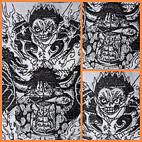 Mokey D. Luffy - One Piece | Oversized T-Shirt | Off-White