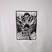 Mokey D. Luffy - One Piece | Oversized T-Shirt | Off-White