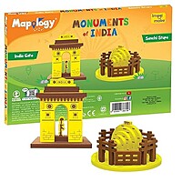 Monuments Pack of 2 Sanchi Stupa & India