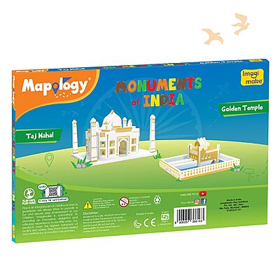 Monuments Pack of 2 Taj Mahal & Golden..