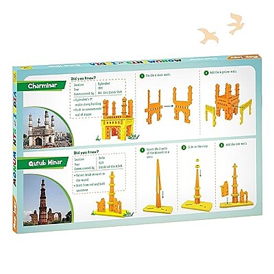Monuments pack of 2 Char Minar & Qutab..