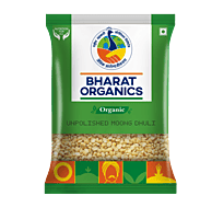 Bharat Organics Unpolished Moong Dal (Dhuli)