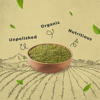 Organic Unpolished Moong Whole (Sabut)