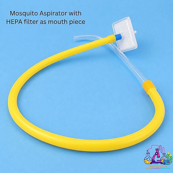 Mosquito Aspirator with HEPA filter as mouth piece