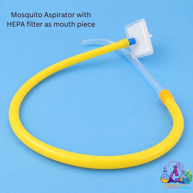 Mosquito Aspirator with HEPA filter as mouth piece