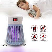 Electric Mosquito Killer Lamp, UV Light Insect Zapper, Indoor Pest Control with Protective Cover, Plug-in Type, Noise Free Operation (Multicolor) Electric Mosquito Killer Lamp, UV Light Insect Zapper, Indoor Pest Control with Protective Cover, Plug-in Type, Noise Free Operation (Multicolor)