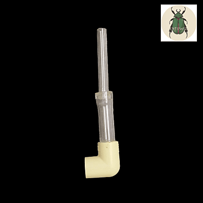 Aspiration straw L shaped- 15 cm L x 15.5mm dia LI-IR-23