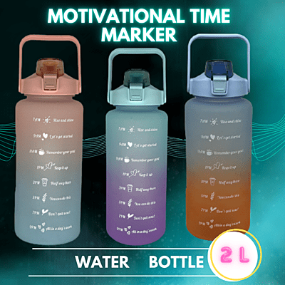 Motivational Time Marker water bottle Motivational Time Marker water bottle