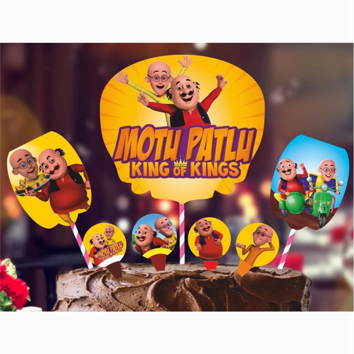 Motu Patlu Decora Theme Topper