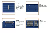 Aluminium Mono Rail Channel for Solar Panel Rooftop Mounting