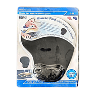 Mouse Pad with Gel Wrist Support – Comfortable & Ergonomic Design | Black