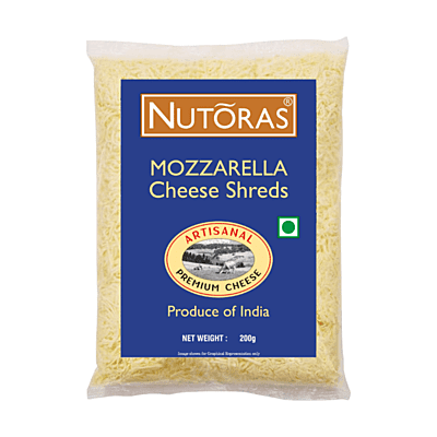 Nutoras Mozzarella Cheese Shreds 200g Nutoras Mozzarella Cheese Shreds 200g