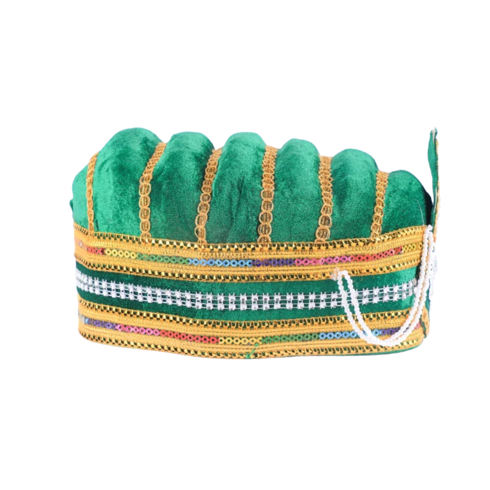 Mughal Fancy Pagdi Green Turban