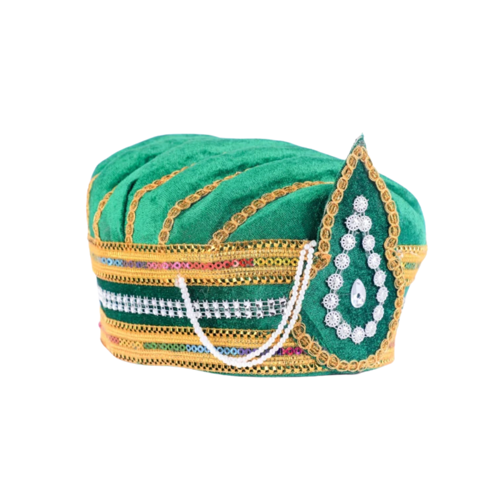Mughal Fancy Pagdi Green Turban