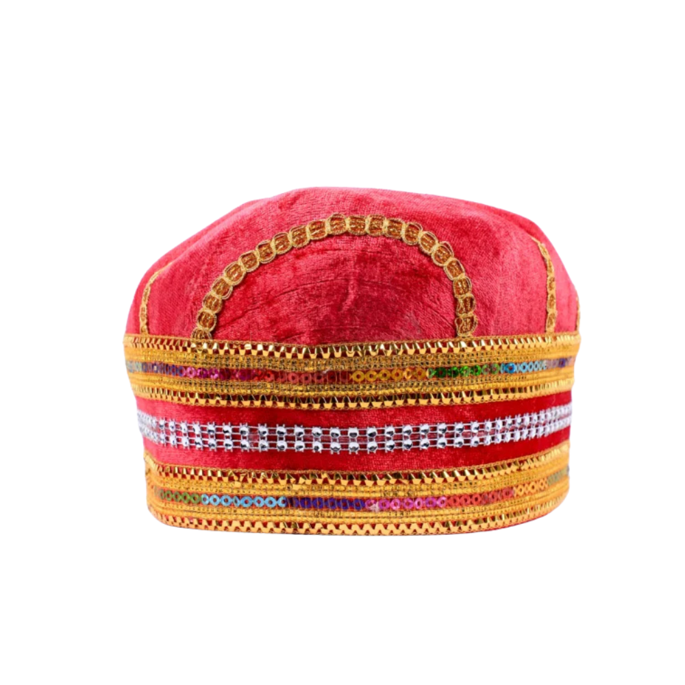 Mughal Fancy Pagdi Red Turban
