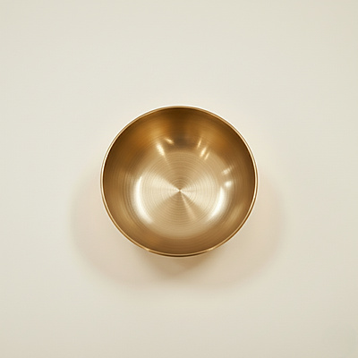 PURE TIN BRONZE KATORI MUKTA 5.5''