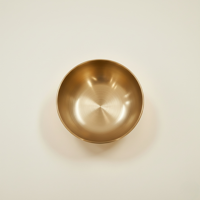 PURE TIN BRONZE KATORI MUKTA 5.5'' PURE TIN BRONZE KATORI MUKTA 5.5''